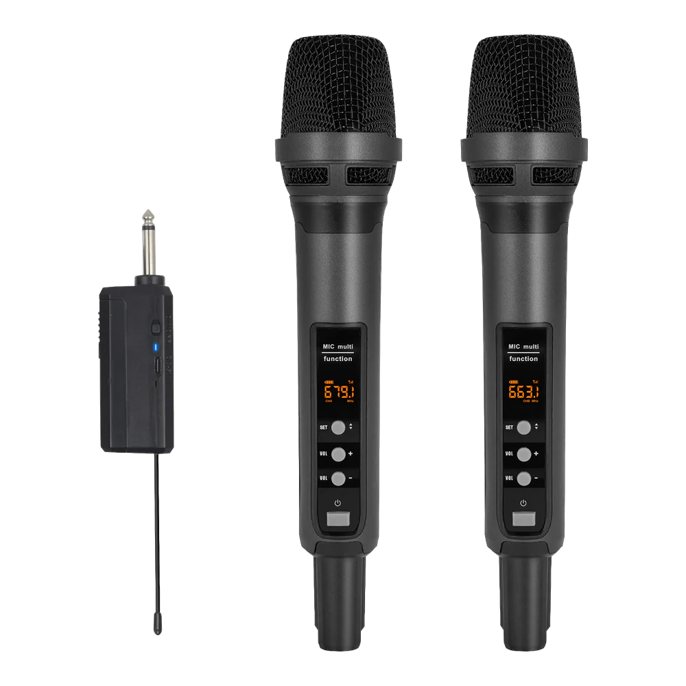 Micrófonos inalámbricos con Receptor UHF MGMIC2UHF — imagen 2