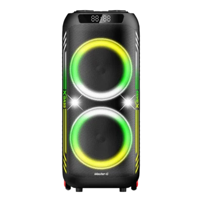 Parlante Karaoke 8’’ x2 con Bluetooth ATENEAII