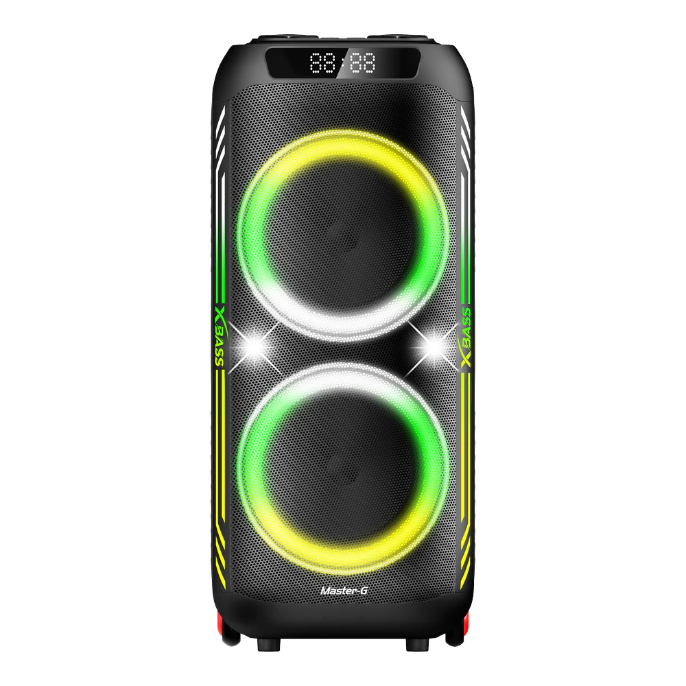 Parlante Karaoke 8’’ x2 con Bluetooth ATENEAII